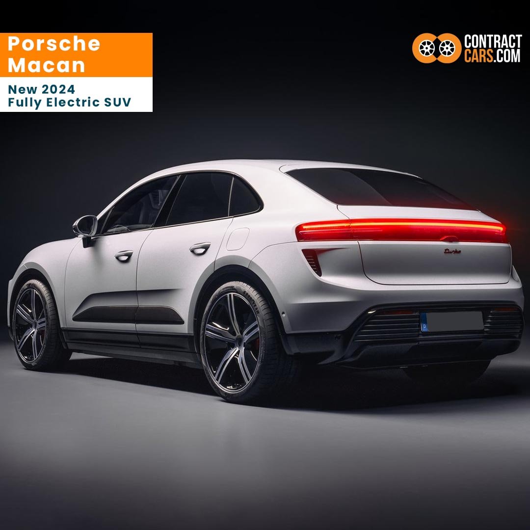 New 2024 Electric Porsche Macan Rear View